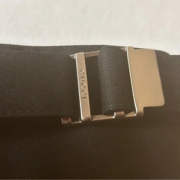 Gucci pencil skirt women’s size 8 black silver buckle vintage Tom Ford luxury - Picture 12 of 16